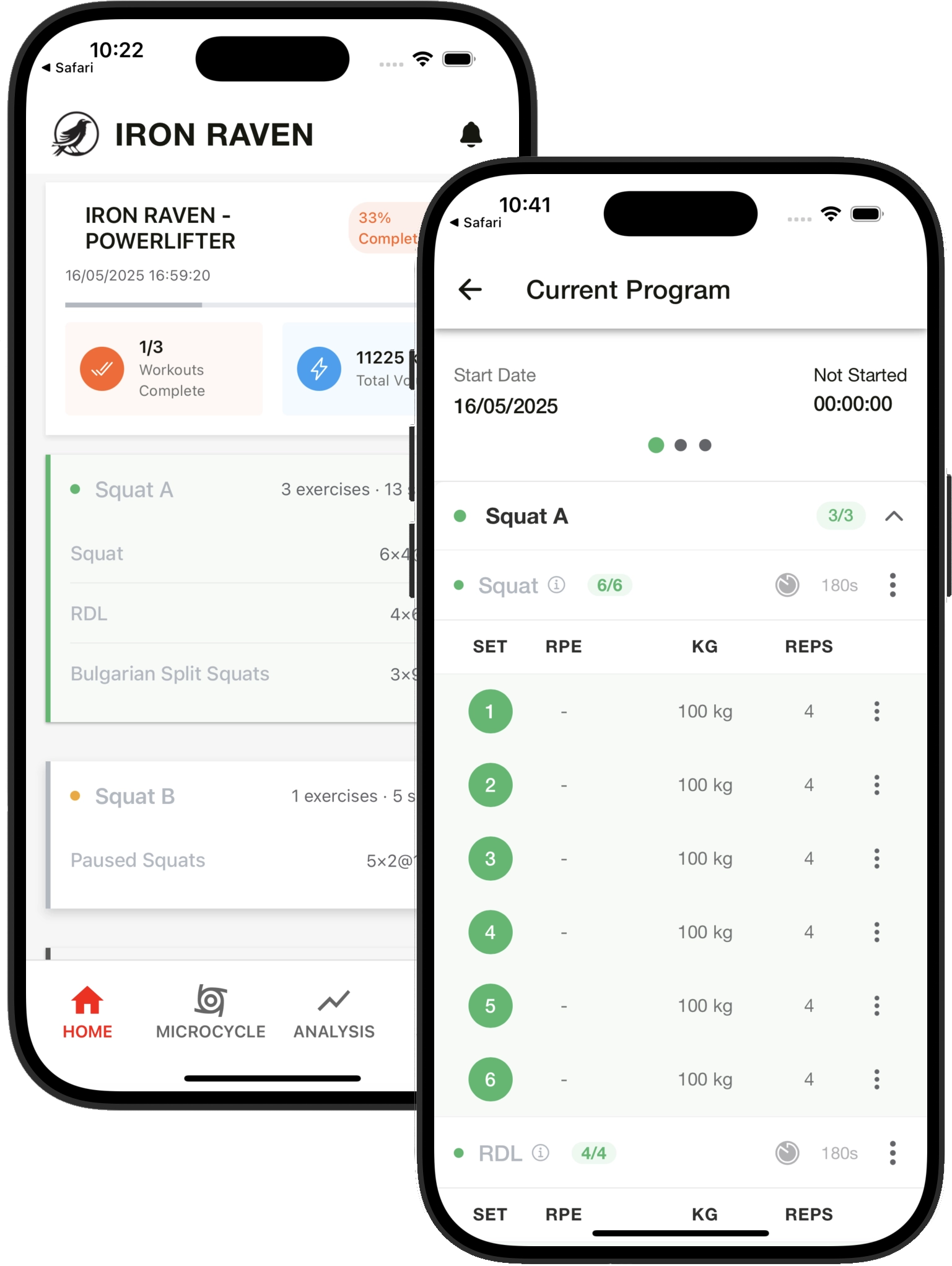 Iron Raven App Screenshot